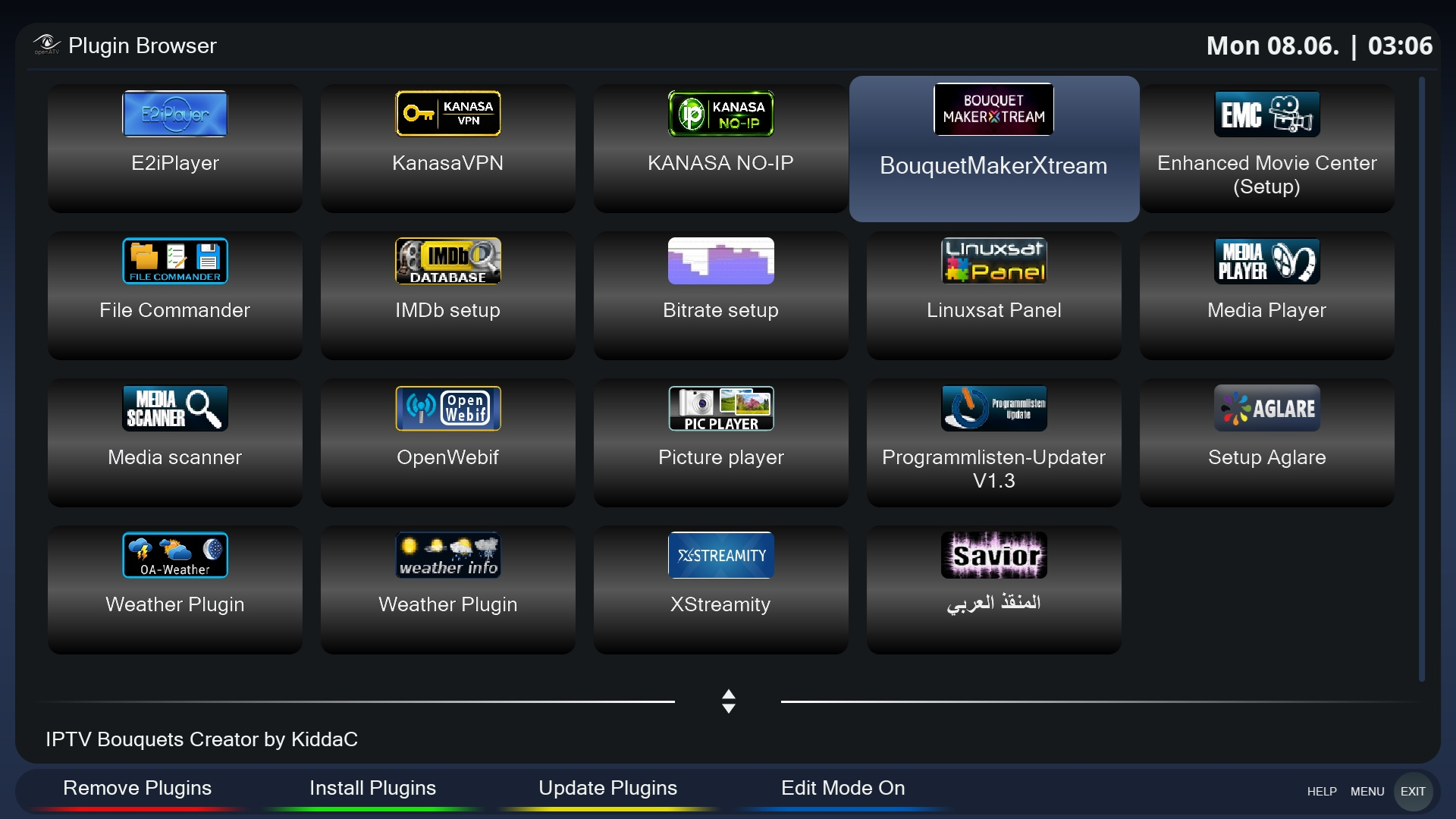 Enigma2 Xtream IPTV screenshot 1